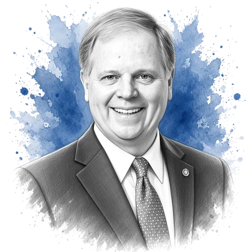 Illustration of Doug Jones