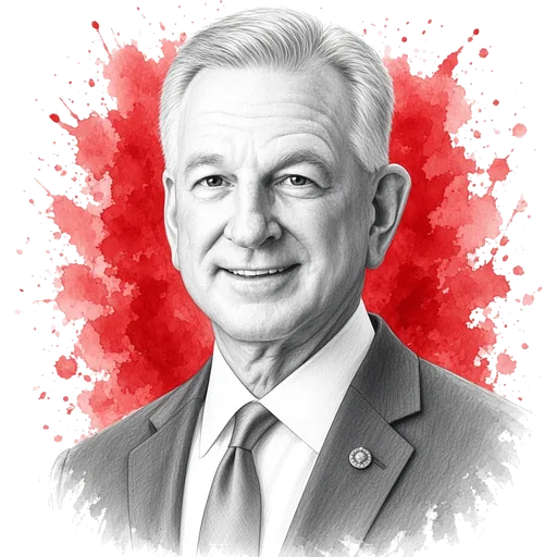 Illustration of Tommy Tuberville
