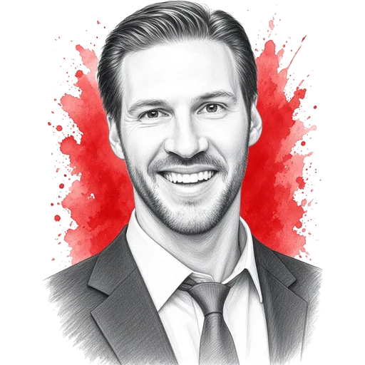 Illustration of Pat Harrigan